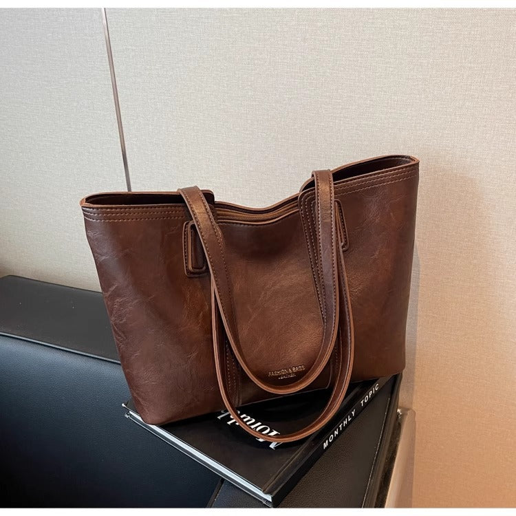 Large Capacity Women's Shoulder Bag 2025 New Fashion Commuting Trendy Handbag Large Bag Trendy Tote Bag