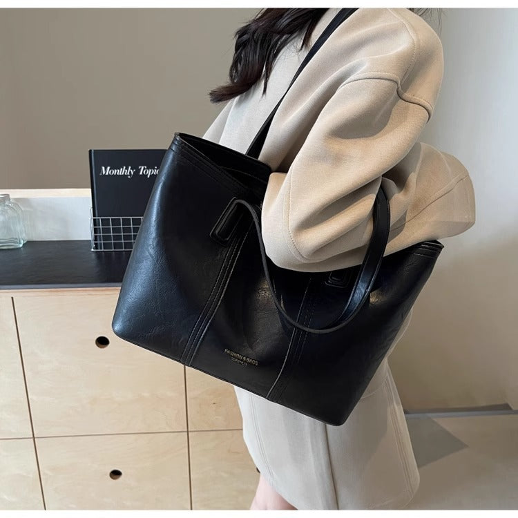 Large Capacity Women's Shoulder Bag 2025 New Fashion Commuting Trendy Handbag Large Bag Trendy Tote Bag