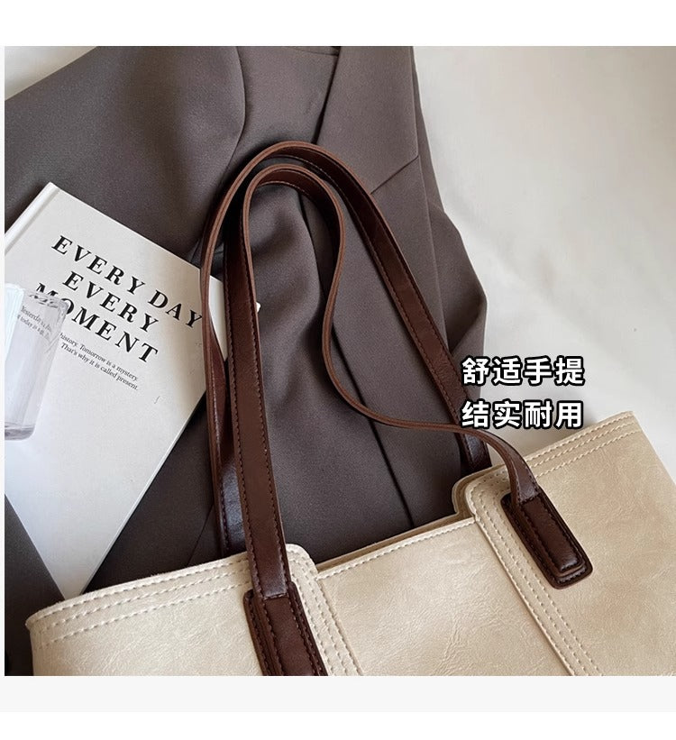 Large Capacity Women's Shoulder Bag 2025 New Fashion Commuting Trendy Handbag Large Bag Trendy Tote Bag