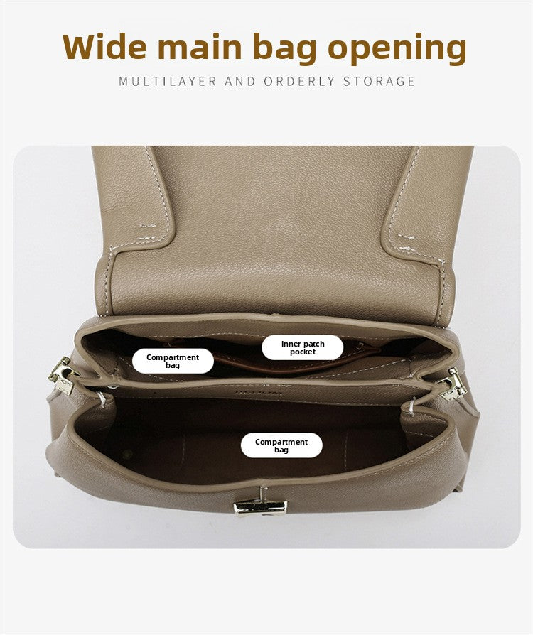 Cross-Border Crossbody Bag New Niche Handbag High-End Versatile Commuter Bag for Women Simple Large Capacity Tote Bag