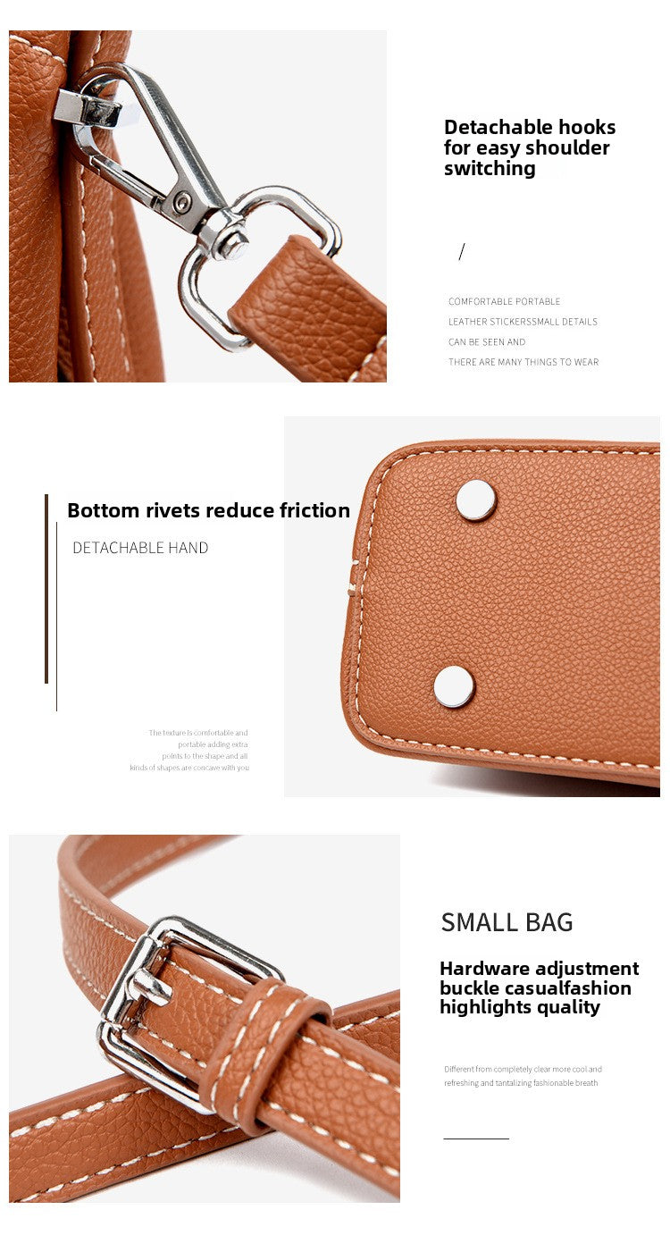 Crossbody Bag 2025 New Fashion Women's Bag Simple Large Capacity Ladies Handbag High-end Commuter Bag Cross-border