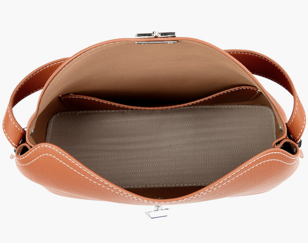 BELLAITY Small Handbag with Metal Clasp