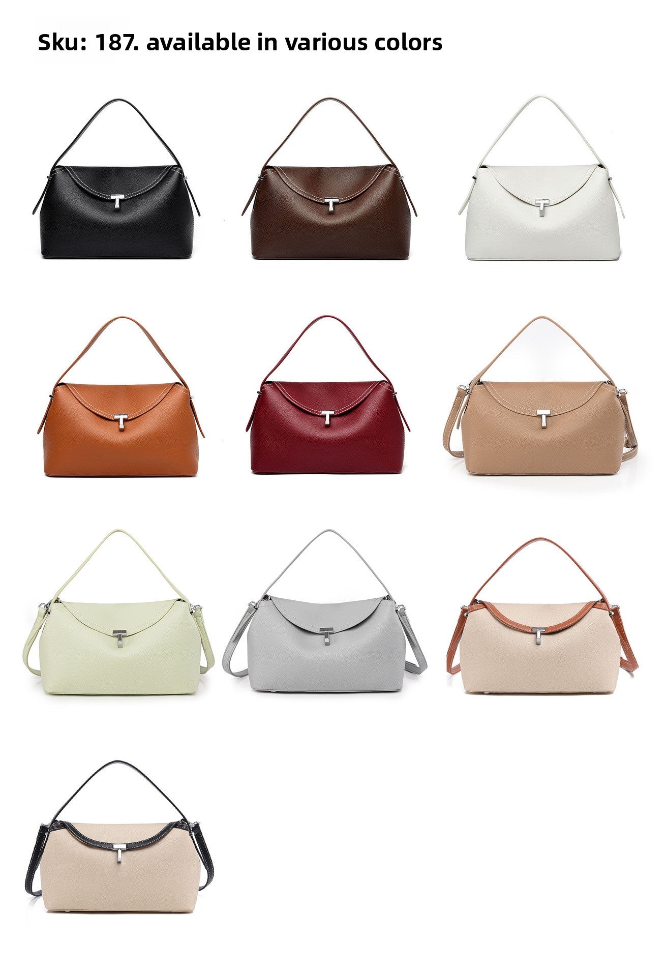 Crossbody Bag 2025 New Fashion Women's Bag Simple Large Capacity Ladies Handbag High-end Commuter Bag Cross-border