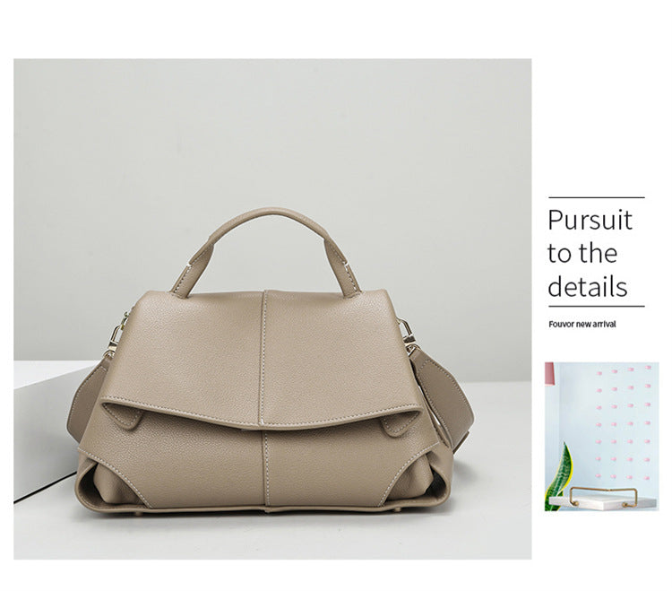 Cross-Border Crossbody Bag New Niche Handbag High-End Versatile Commuter Bag for Women Simple Large Capacity Tote Bag