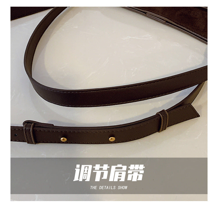 Tote Bag Autumn Winter High-end Matte Women's Bag New Large Capacity Simple Commuter Bag Cross-border Single Shoulder Crossbody Bag