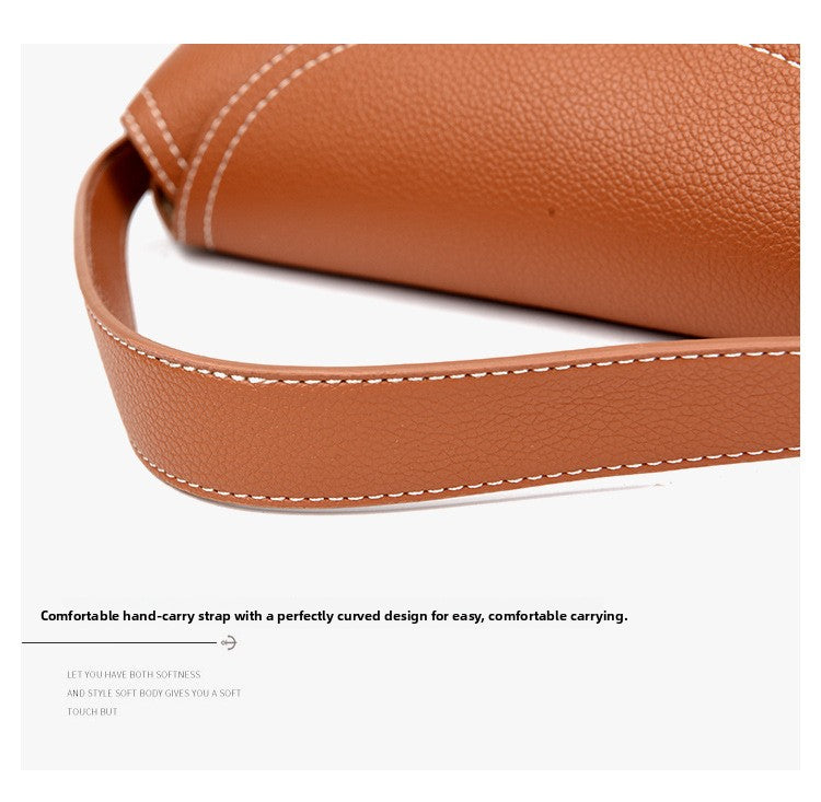 Crossbody Bag 2025 New Fashion Women's Bag Simple Large Capacity Ladies Handbag High-end Commuter Bag Cross-border