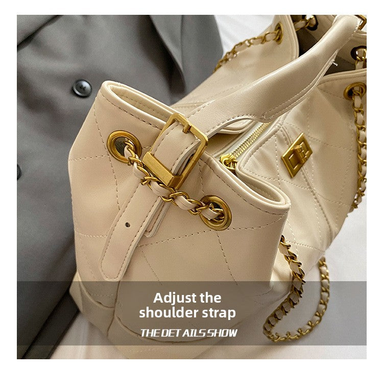 Commuting Large Capacity Bag for Women 2025 New Fashion Versatile Chain Shoulder Crossbody Bag High-end Handbag