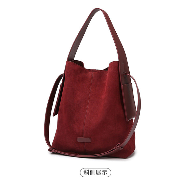 2025 New Fashion Matte Shoulder Bag Large Capacity High-end Handbag Commuter Bag for Women