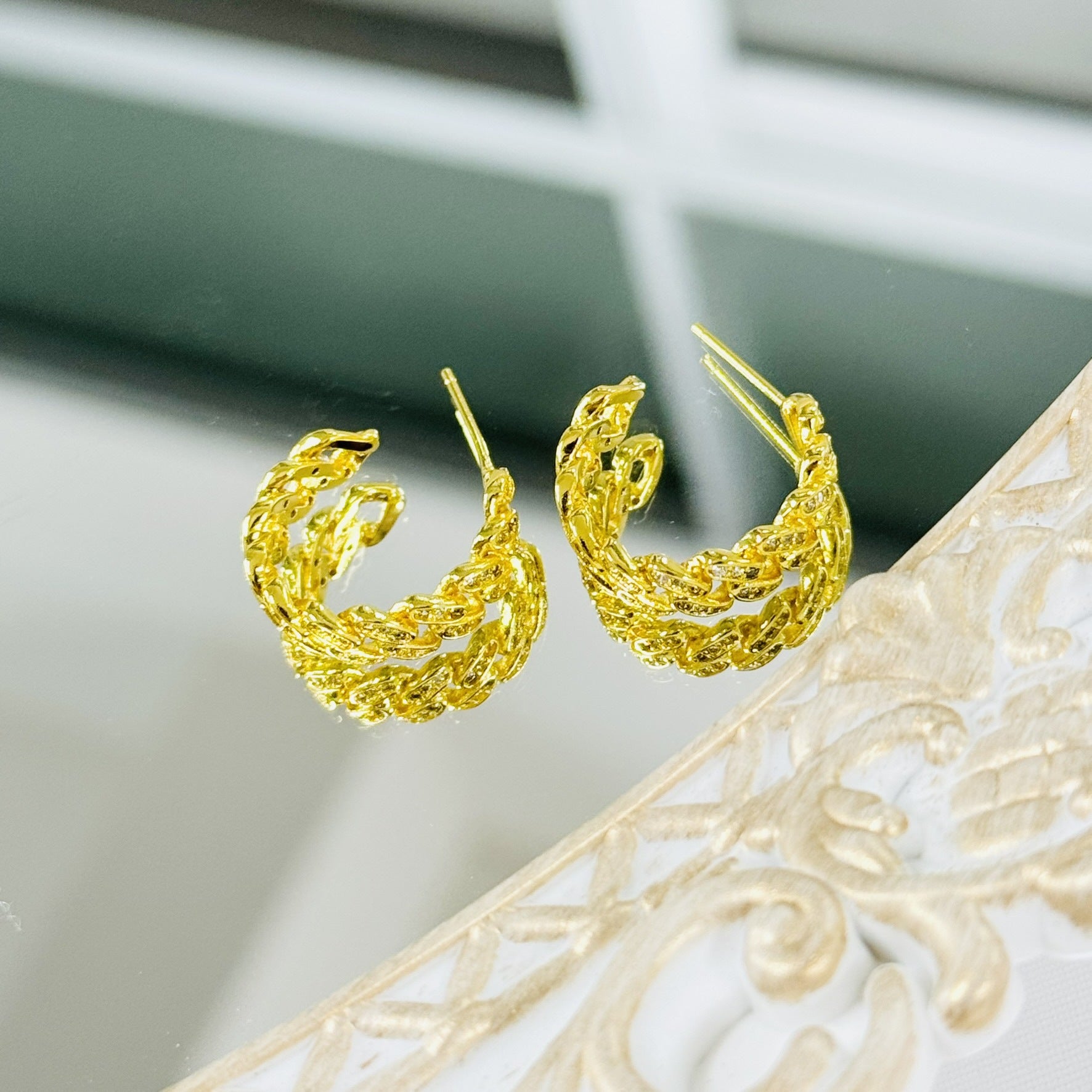 Korean Style Light Luxury Earrings Drop Earrings Unique Pearl Earrings