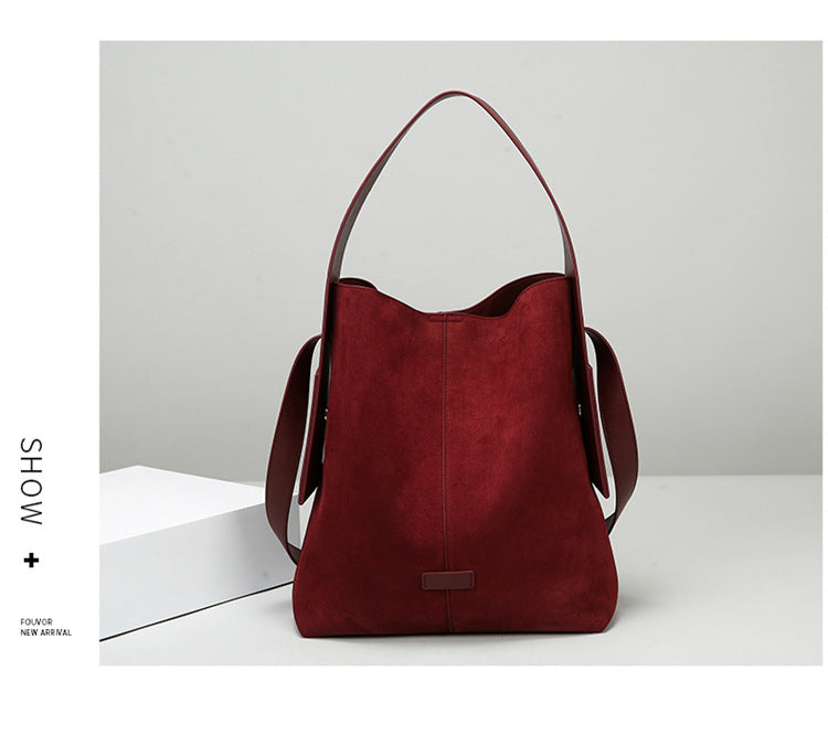 2025 New Fashion Matte Shoulder Bag Large Capacity High-end Handbag Commuter Bag for Women