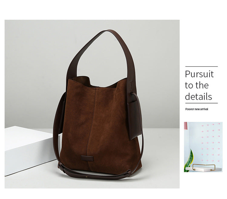 2025 New Fashion Matte Shoulder Bag Large Capacity High-end Handbag Commuter Bag for Women