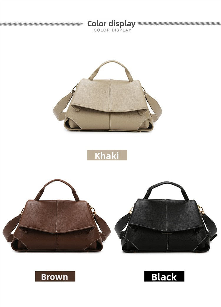 Cross-Border Crossbody Bag New Niche Handbag High-End Versatile Commuter Bag for Women Simple Large Capacity Tote Bag