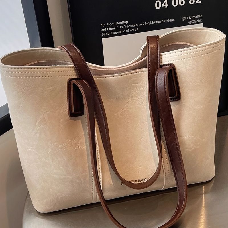 Large Capacity Women's Shoulder Bag 2025 New Fashion Commuting Trendy Handbag Large Bag Trendy Tote Bag
