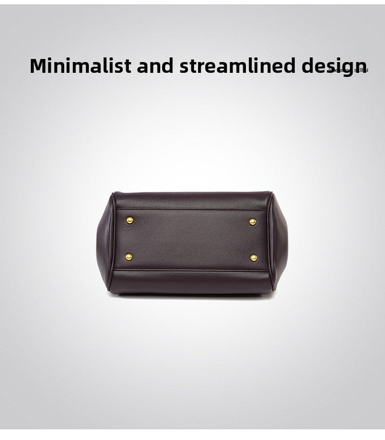 Crossbody Bag Autumn Winter New Bag Women L Brand Same Style Large Capacity Tote Bag Simple Soft Leather Commuter Bag Women Cross-border