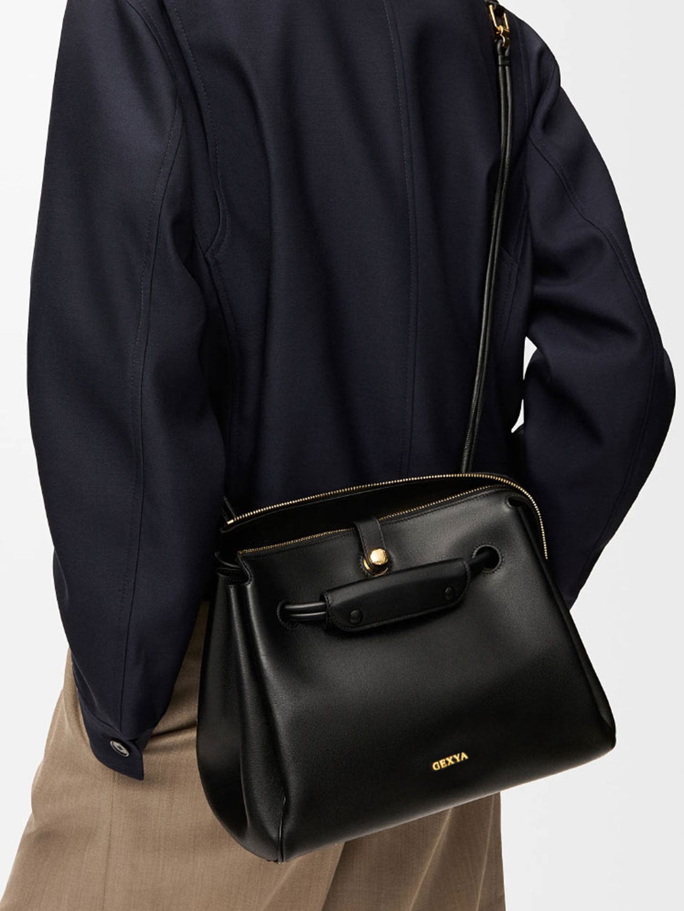 Crossbody Bag Autumn Winter New Bag Women L Brand Same Style Large Capacity Tote Bag Simple Soft Leather Commuter Bag Women Cross-border