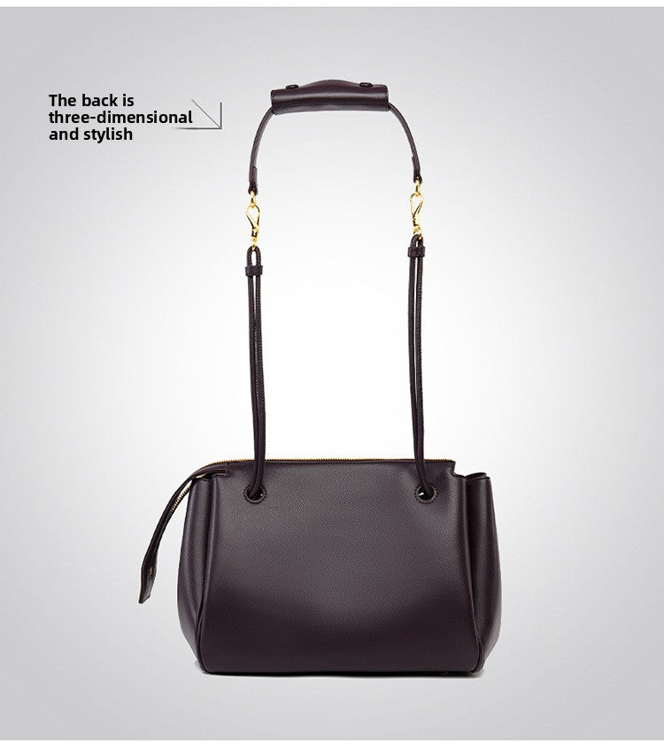 Crossbody Bag Autumn Winter New Bag Women L Brand Same Style Large Capacity Tote Bag Simple Soft Leather Commuter Bag Women Cross-border