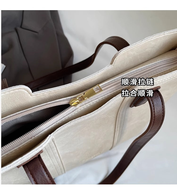 Large Capacity Women's Shoulder Bag 2025 New Fashion Commuting Trendy Handbag Large Bag Trendy Tote Bag