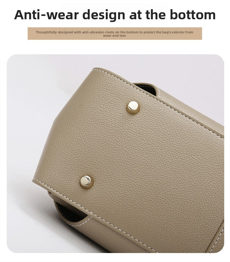 Cross-Border Crossbody Bag New Niche Handbag High-End Versatile Commuter Bag for Women Simple Large Capacity Tote Bag