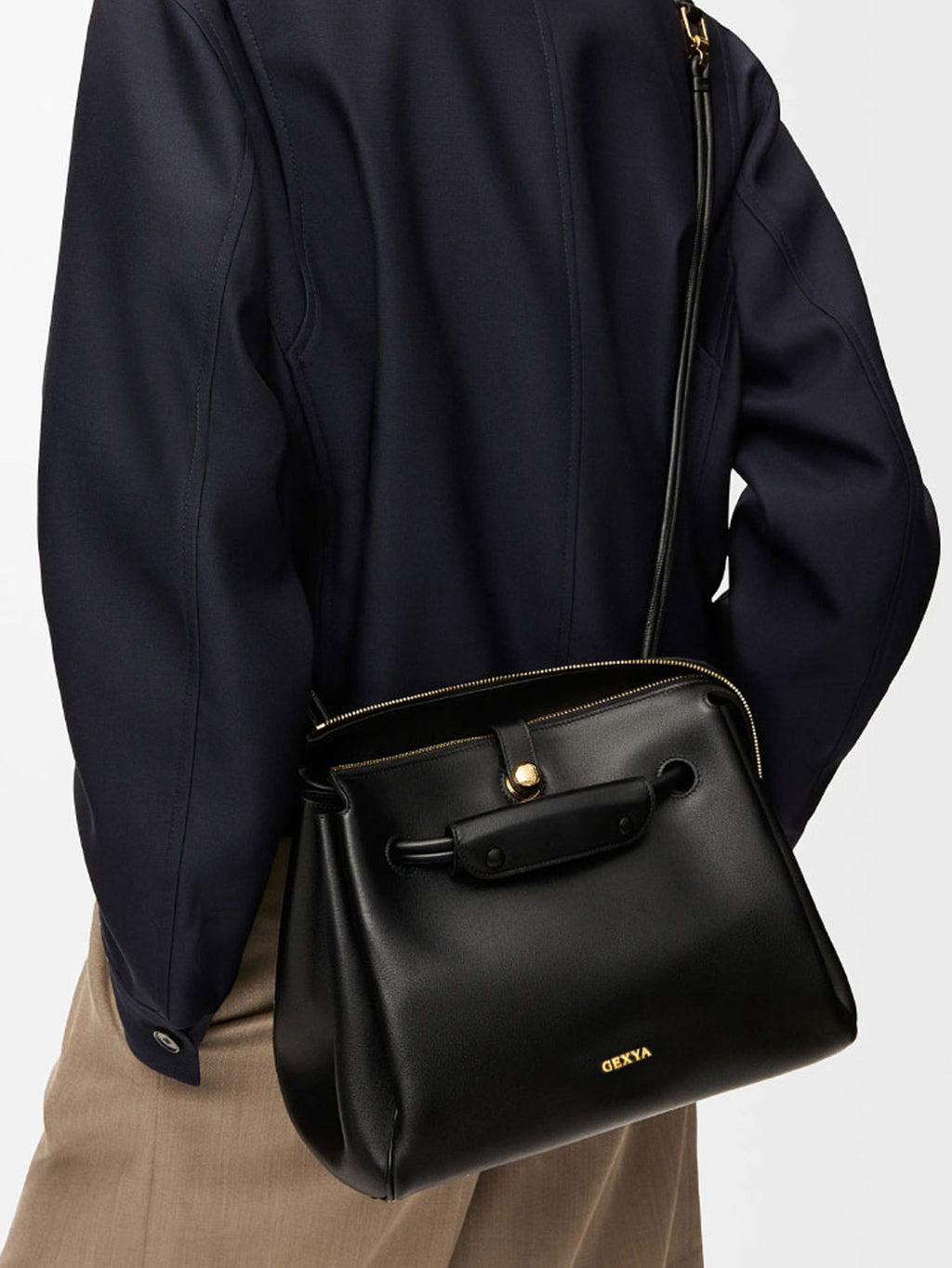 Crossbody Bag Autumn Winter New Bag Women L Brand Same Style Large Capacity Tote Bag Simple Soft Leather Commuter Bag Women Cross-border