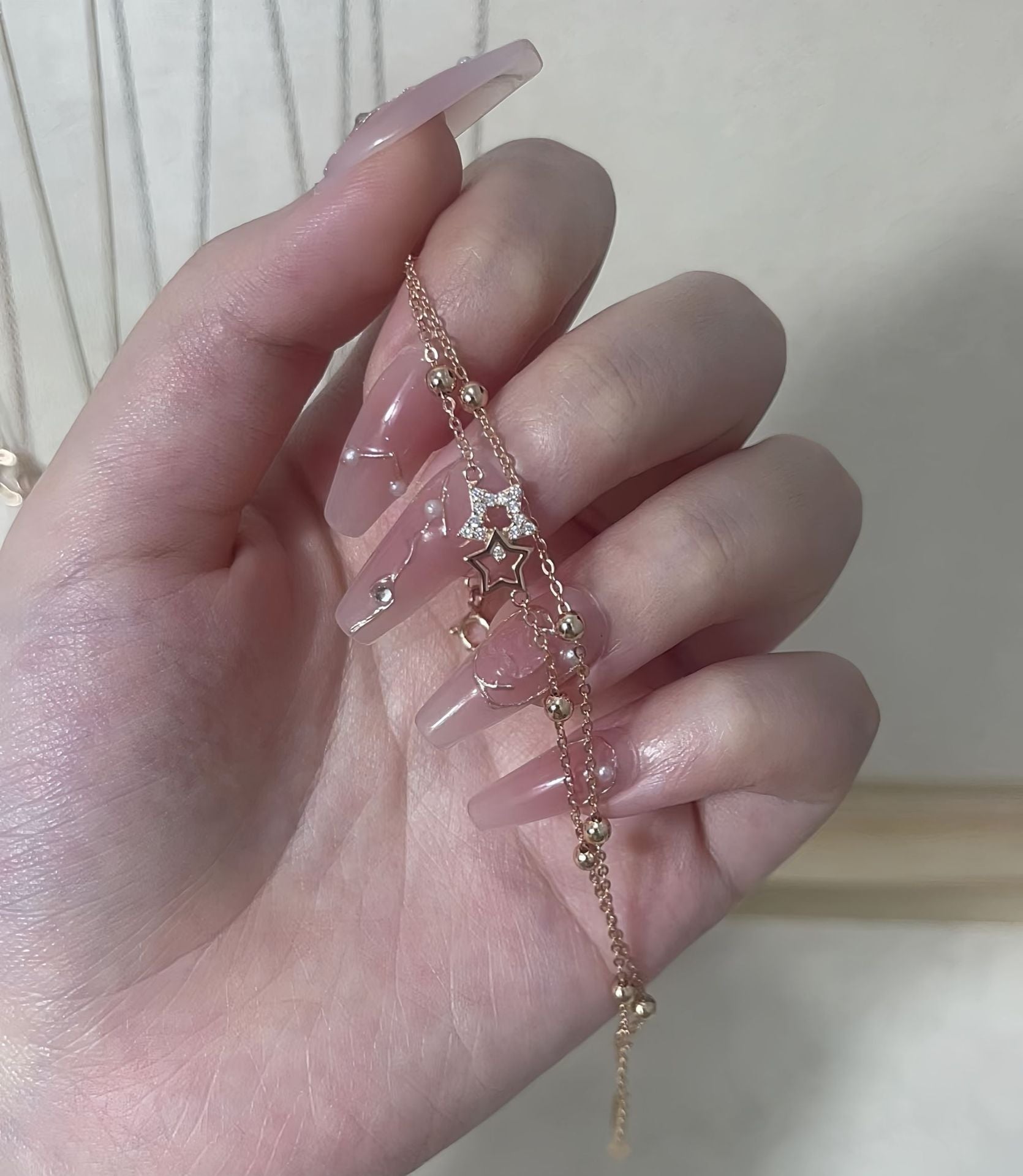 S925 Sterling Silver Starry Sky Story Bracelet for Women Korean Version Light Luxury Exquisite Ins Style Niche Design Gift for Girlfriend