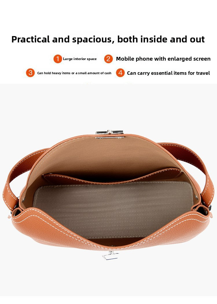Crossbody Bag 2025 New Fashion Women's Bag Simple Large Capacity Ladies Handbag High-end Commuter Bag Cross-border