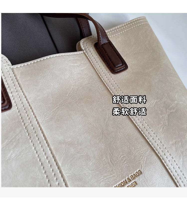 Large Capacity Women's Shoulder Bag 2025 New Fashion Commuting Trendy Handbag Large Bag Trendy Tote Bag