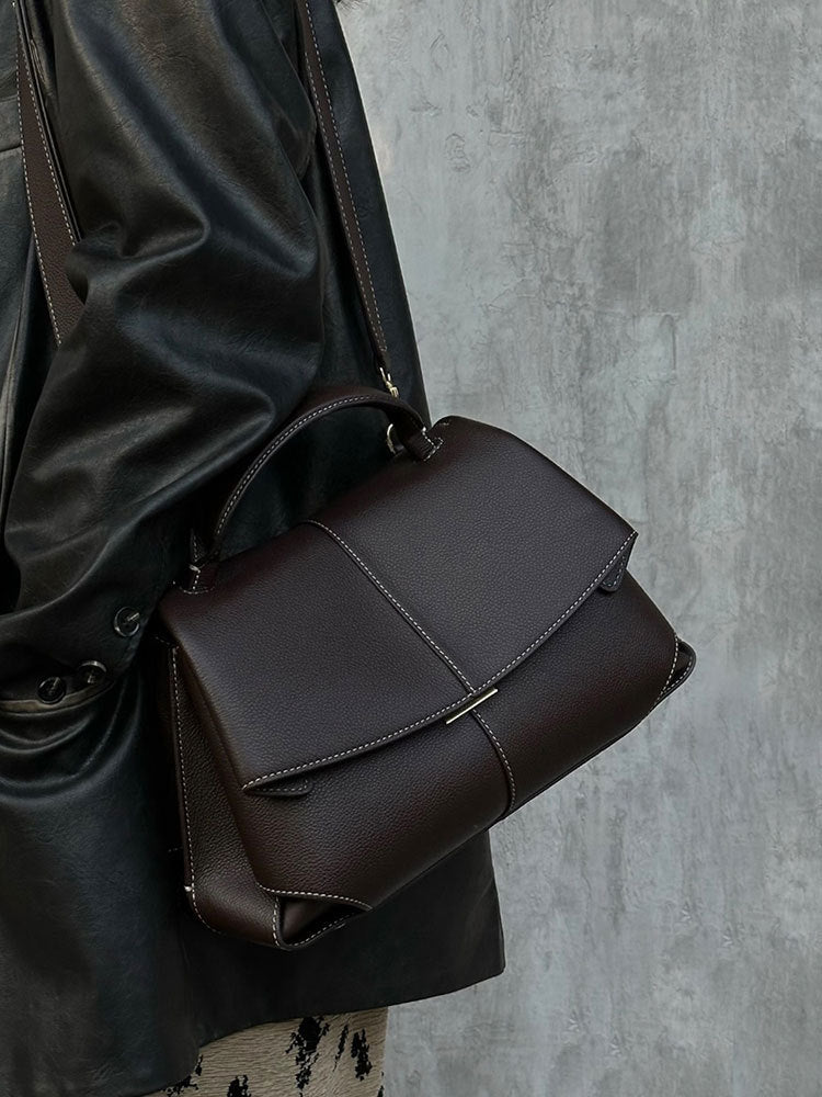 Cross-Border Crossbody Bag New Niche Handbag High-End Versatile Commuter Bag for Women Simple Large Capacity Tote Bag