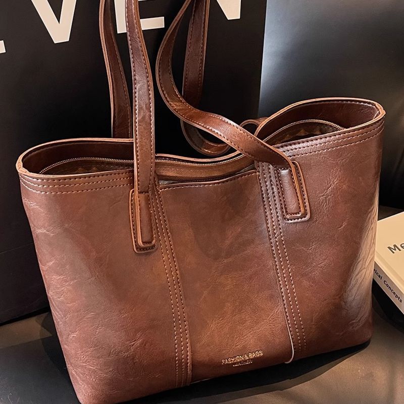 Large Capacity Women's Shoulder Bag 2025 New Fashion Commuting Trendy Handbag Large Bag Trendy Tote Bag