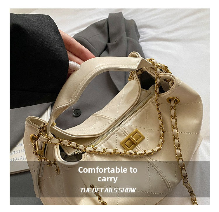 Commuting Large Capacity Bag for Women 2025 New Fashion Versatile Chain Shoulder Crossbody Bag High-end Handbag
