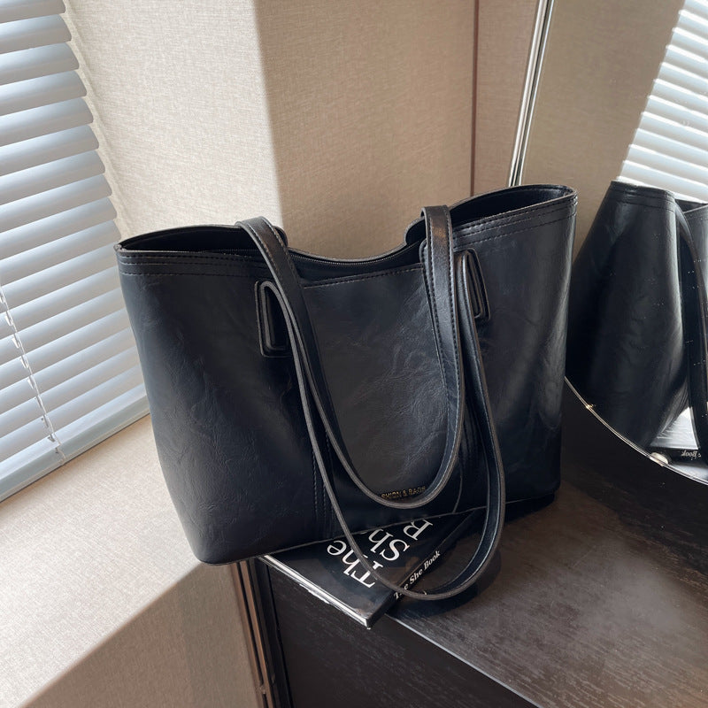 Large Capacity Women's Shoulder Bag 2025 New Fashion Commuting Trendy Handbag Large Bag Trendy Tote Bag