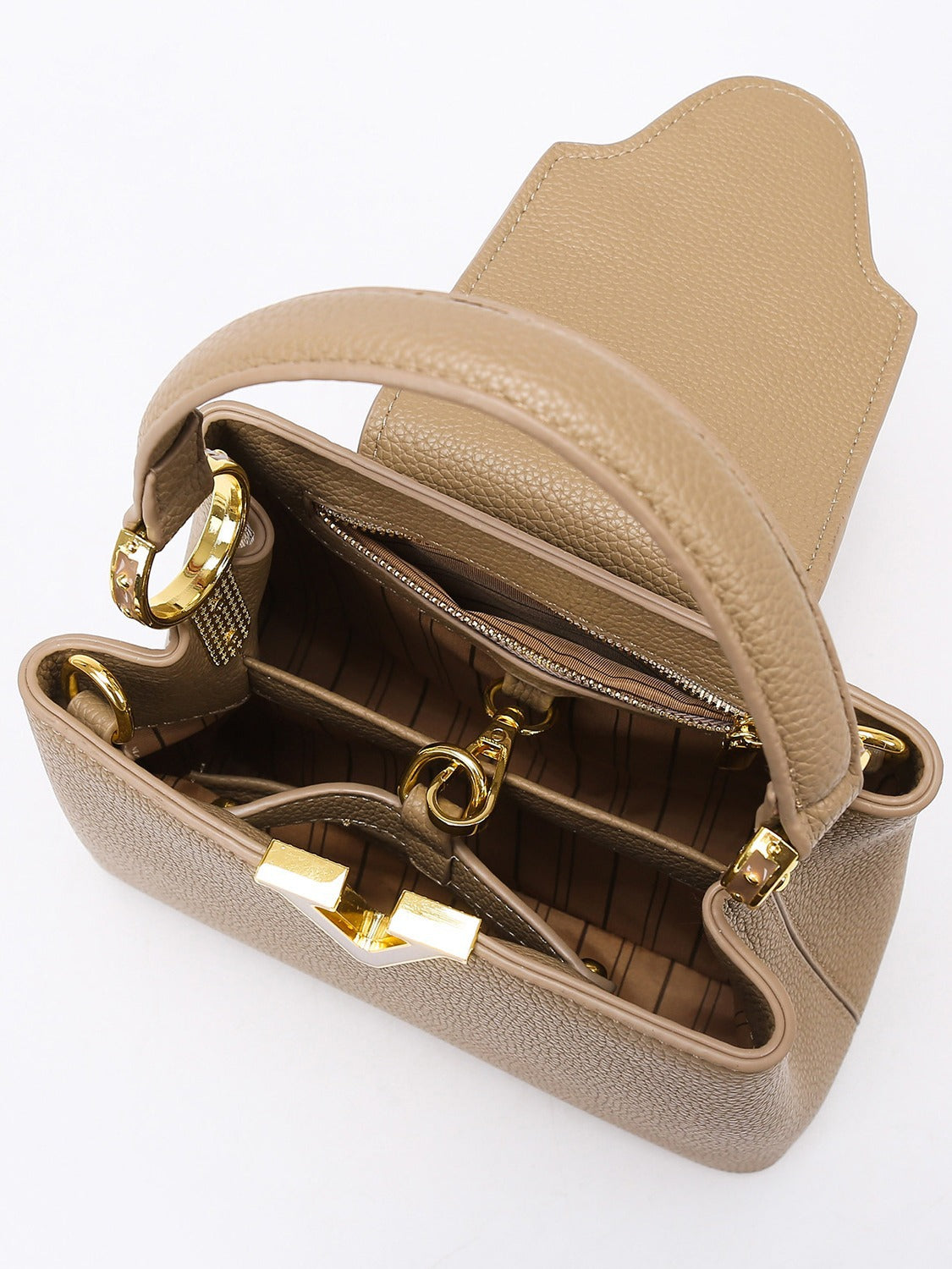 Women's Handbag 2025 Fashion Versatile Bucket Bag High-end Feel Large Capacity Commuter Crossbody Bag Women's Bag