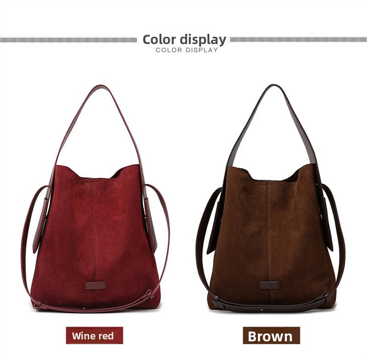 2025 New Fashion Matte Shoulder Bag Large Capacity High-end Handbag Commuter Bag for Women