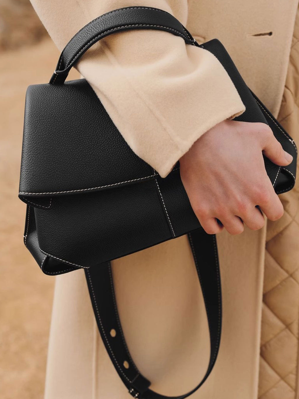 Cross-Border Crossbody Bag New Niche Handbag High-End Versatile Commuter Bag for Women Simple Large Capacity Tote Bag