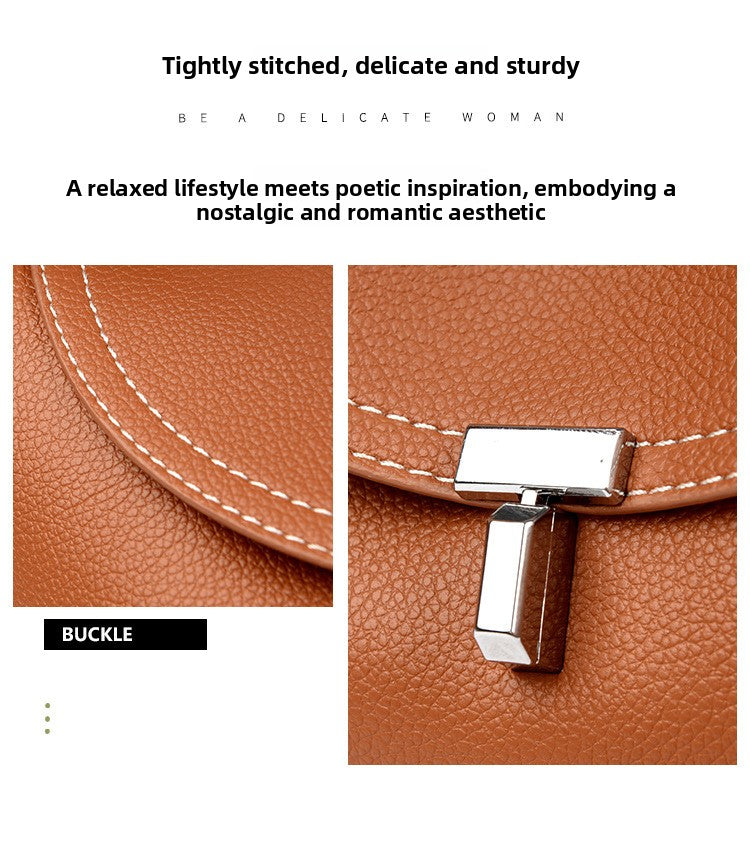 Crossbody Bag 2025 New Fashion Women's Bag Simple Large Capacity Ladies Handbag High-end Commuter Bag Cross-border