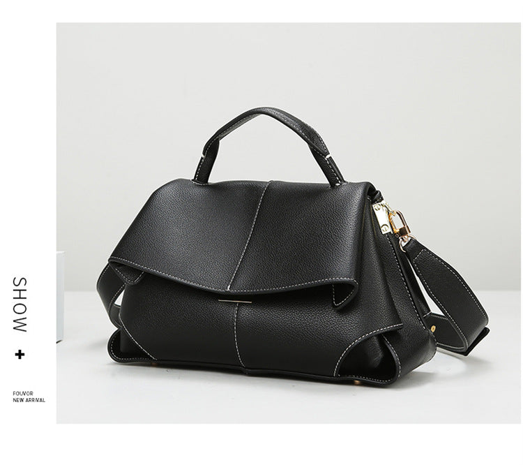 Cross-Border Crossbody Bag New Niche Handbag High-End Versatile Commuter Bag for Women Simple Large Capacity Tote Bag