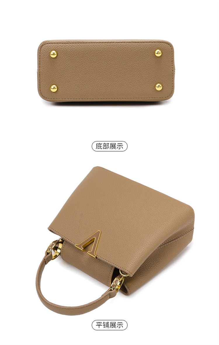 Women's Handbag 2025 Fashion Versatile Bucket Bag High-end Feel Large Capacity Commuter Crossbody Bag Women's Bag