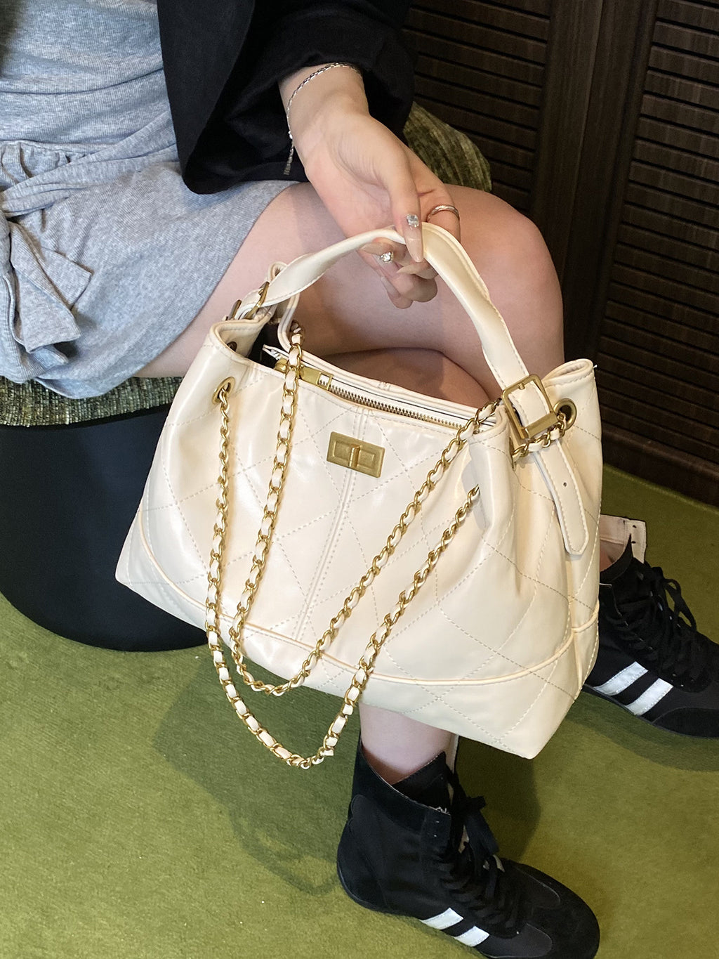 Commuting Large Capacity Bag for Women 2025 New Fashion Versatile Chain Shoulder Crossbody Bag High-end Handbag