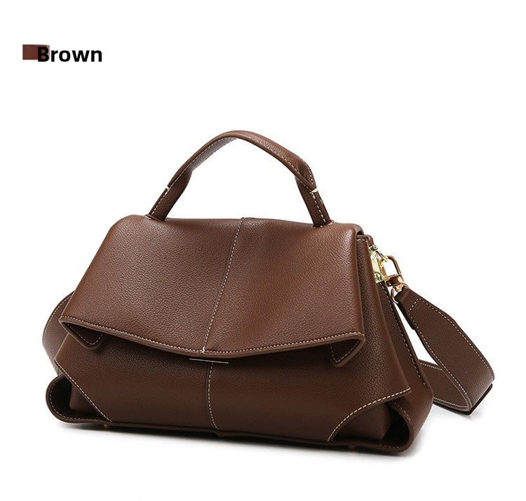 Cross-Border Crossbody Bag New Niche Handbag High-End Versatile Commuter Bag for Women Simple Large Capacity Tote Bag