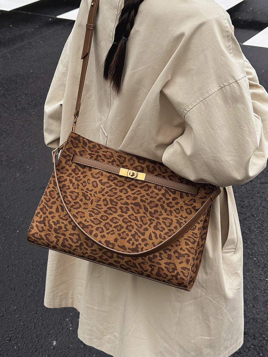 Tote Bag Autumn Winter High-end Matte Women's Bag New Large Capacity Simple Commuter Bag Cross-border Single Shoulder Crossbody Bag