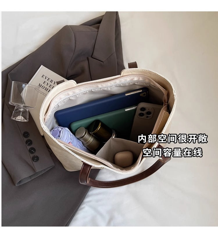 Large Capacity Women's Shoulder Bag 2025 New Fashion Commuting Trendy Handbag Large Bag Trendy Tote Bag