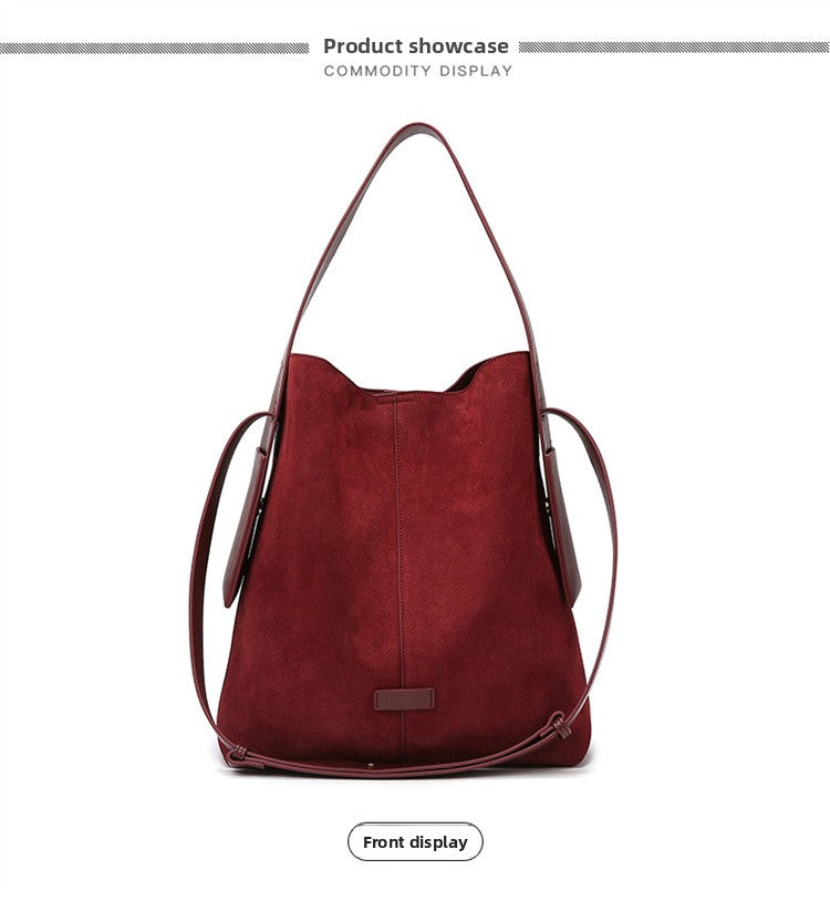 2025 New Fashion Matte Shoulder Bag Large Capacity High-end Handbag Commuter Bag for Women