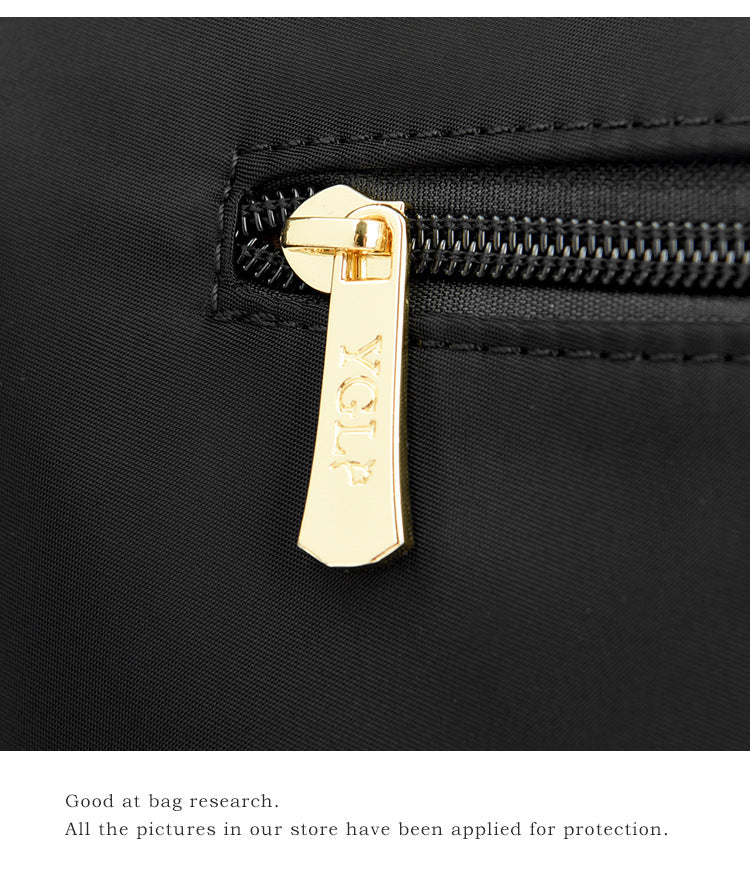 Simple Fashion Oxford Cloth Bag 2025 New Large Capacity High-End Tote Bag Casual Korean Style Women's Shoulder Bag