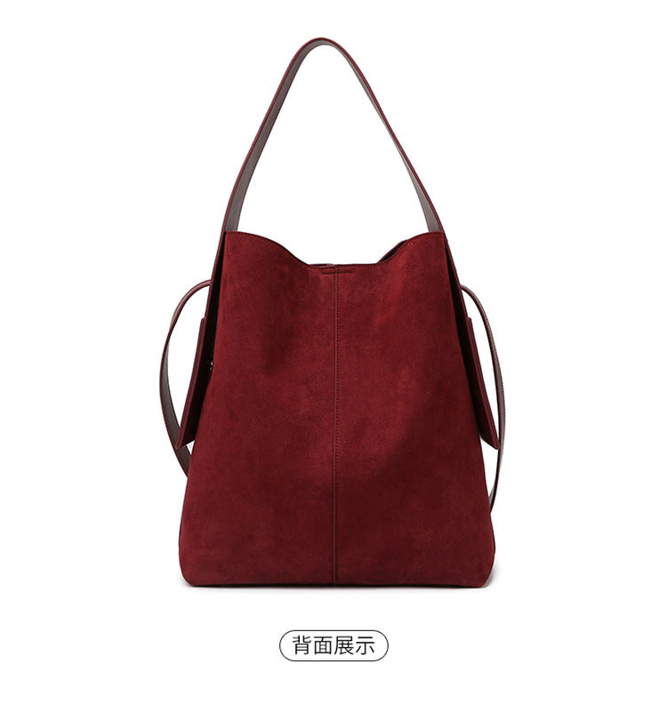 2025 New Fashion Matte Shoulder Bag Large Capacity High-end Handbag Commuter Bag for Women