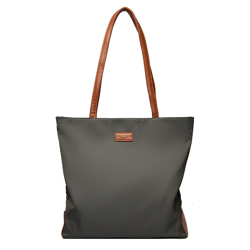 Simple Fashion Oxford Cloth Bag 2025 New Large Capacity High-End Tote Bag Casual Korean Style Women's Shoulder Bag