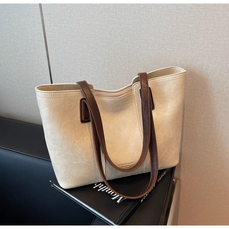 Large Capacity Women's Shoulder Bag 2025 New Fashion Commuting Trendy Handbag Large Bag Trendy Tote Bag