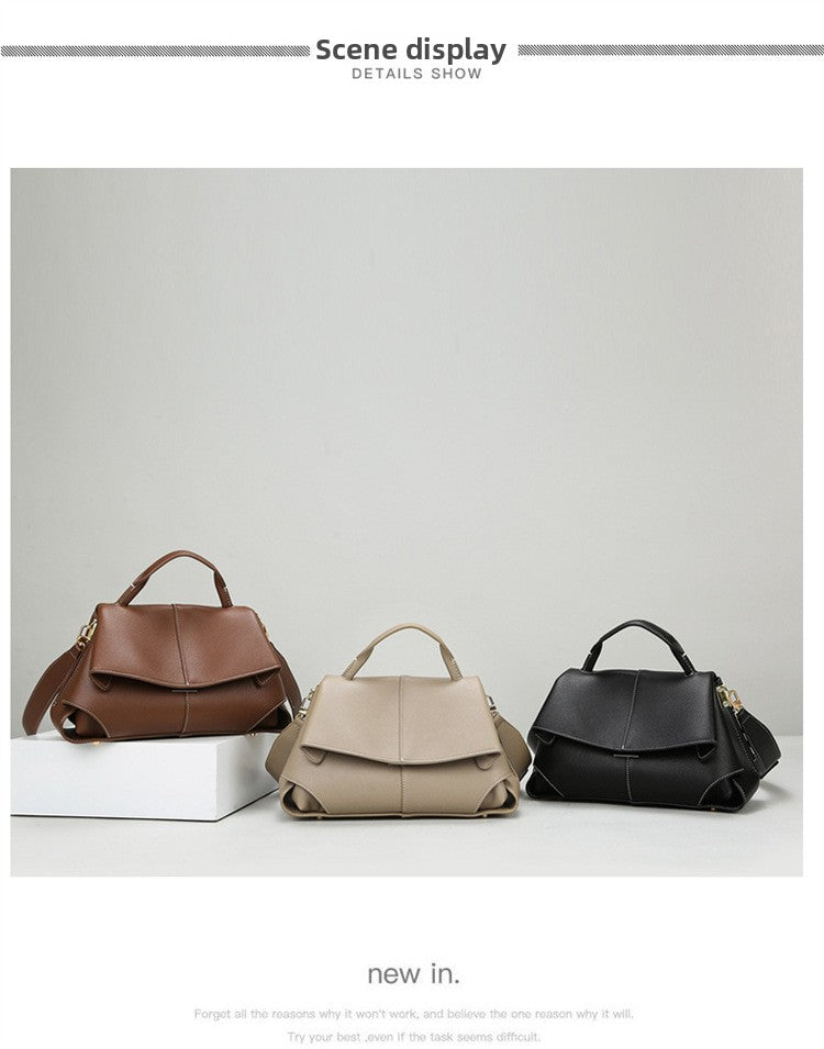 Cross-Border Crossbody Bag New Niche Handbag High-End Versatile Commuter Bag for Women Simple Large Capacity Tote Bag