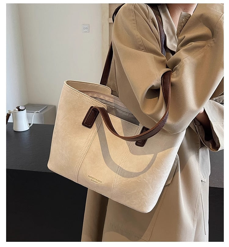 Large Capacity Women's Shoulder Bag 2025 New Fashion Commuting Trendy Handbag Large Bag Trendy Tote Bag
